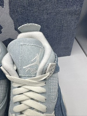 Size 8.5 - Air Jordan 4 Retro TEX Worn Blue Denim W