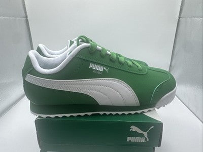 Puma Roma Reverse Green/white Preschool Size 3 Brand New !!