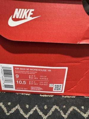 Size 9 - Nike Air Max 95 Yardrunners Pack - Morehouse