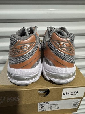 Men’s Size 12  Asics Gel 1130 Cement Grey Rust Orange, Brand New !