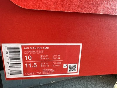 Nike Air Max DN 'Light Lemon Twist' Green Men's Size10- Retail Is $160!