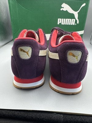Size 9- PUMA Roma Suede Midnight Plum Brand New !