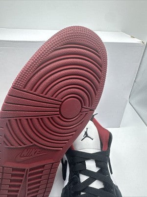 Size 10.5-Air Jordan 1 SE Low Velvet Black Toe W