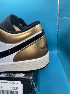 Size 13 - Air Jordan 1 Low Gold Toe