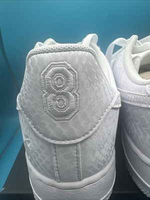 Size 12- Nike Kobe Bryant x Air Force 1 Low Forever White