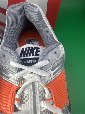 Nike Air Zoom Vomero 5 Mens Size 9.5 Platinum Tint Safety Orange Brand New!