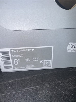 Women’s Size 8.5 - Nike Air Force 1 Lover XX PRM Sail  Please Read Description!