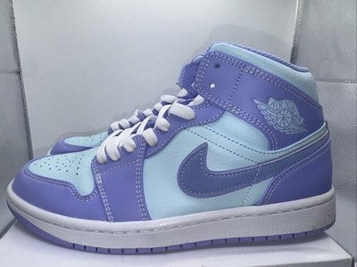Size 7.5-Air Jordan 1 Mid Purple Pulse Worn Once Super Clean !