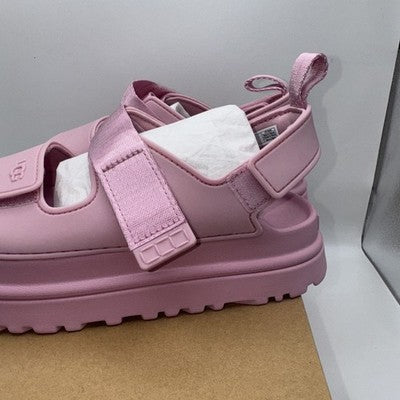 UGG PINK LEATHER sandals SIZE 4 BRAND NEW !