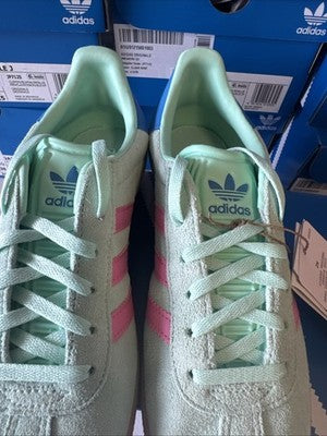 Adidas Gazelle Grade School Mint Green/pink Brand New Size 5.5