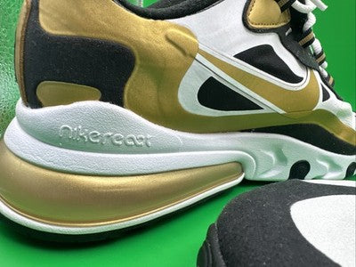 Men’s Size 12 - Nike Air Max 270 React Metallic Gold / Worn Once !!!