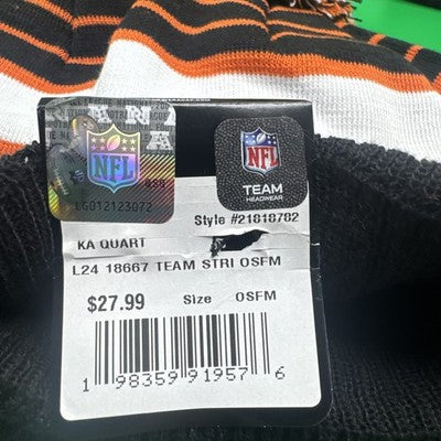 Cincinnati Bengals New Era Beanie/ Stocking Hat Brand New Retails For $27.99