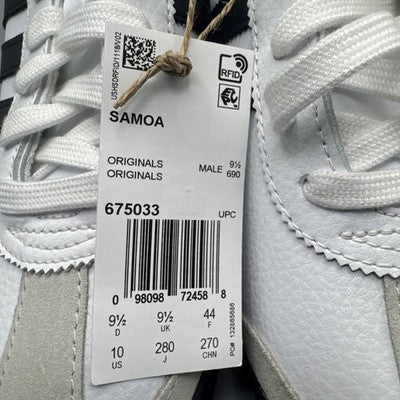 Adidas Samoa White/ Black Men’s Size 10.5 Brand New !