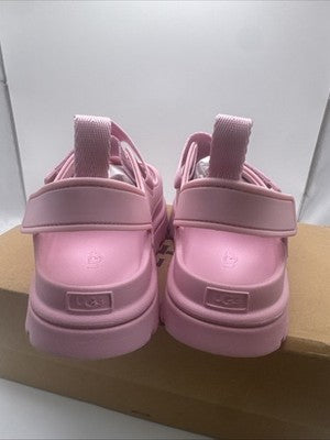 UGG K. Goldenlow Pink Slide On Sandal Pee School size 2 Brand New !!