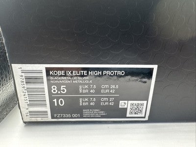 Size 8.5 - Nike Kobe 9 Elite Protro 2025 Masterpiece