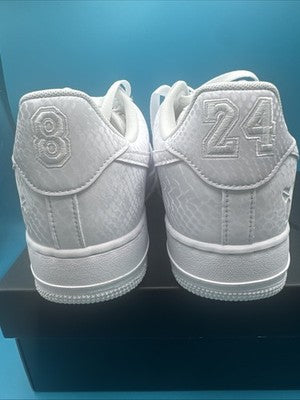 Size 12- Nike Kobe Bryant x Air Force 1 Low Forever White