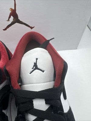 Size 10.5-Air Jordan 1 SE Low Velvet Black Toe W