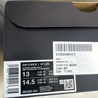 Air Force 1 ‘07 LV8 Stadium Green Mens Size 13-Brand New !