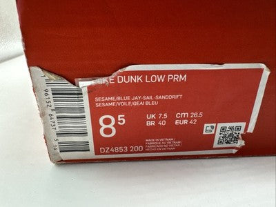 Size 8.5 - Nike Dunk Low Premium Montreal Bagel Sesame
