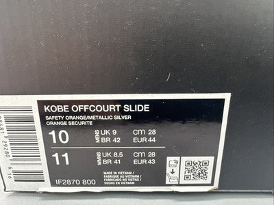 Nike Kobe Offcourt Slide Men’s Size 10 Brand New !
