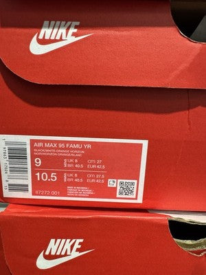 Men’s Size 9  Nike Air Max 95 Yardrunners Pack - Norfolk  Brand New !