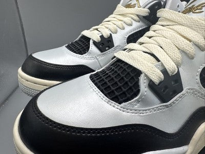 Air Jordan 4 - Platinum Gold Grade School Size 5.5 (ladies Size 7) Brand New!