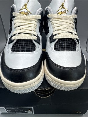 Air Jordan 4 - Platinum Gold Grade School Size 5.5 (ladies Size 7) Brand New!