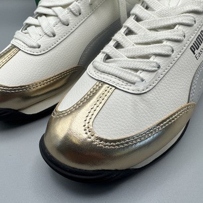 Size 7.5- PUMA Easy Rider Mixed Metals - White/Gold……Brand  New !