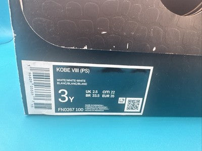 Size 3 (PS) - Nike Kobe 8 Protro Low Halo 2023 Brand New !