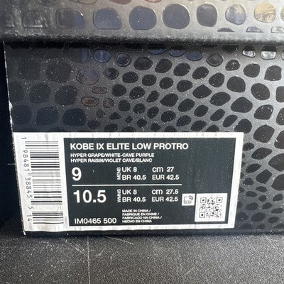 Size 9- Nike Kobe 9 Elite Protro 2025 Low Moonwalker VERY LIMITED RELEASE!!!