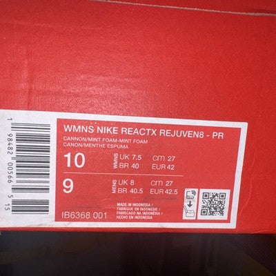 Size 10-Nike ReactX Rejuven8 Cannon W