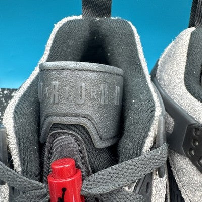 Size 12-Jordan Spizike Low Anthracite Gym Red