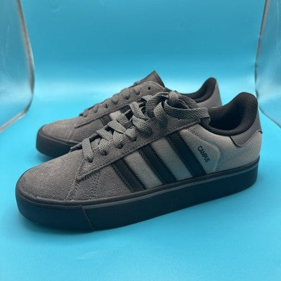 Men’s Adidas campus- Suede  GRAY/Black Size 9.5- Brand New ! Retail Is $120