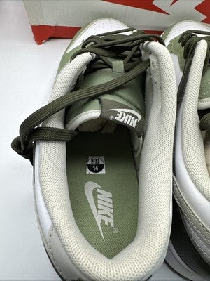 Size 14 - Nike Dunk Low Oil Green