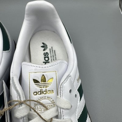 Size 13- adidas Samba OG Cloud White Collegiate Green