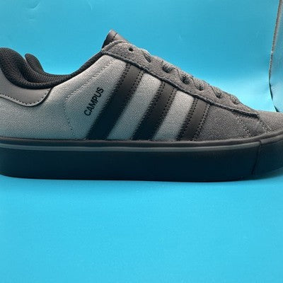 Men’s Adidas campus- Suede  GRAY/Black Size 13 Brand New ! Retail Is $120