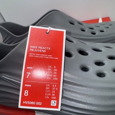 Size 7 - Nike ReactX Rejuven8 Smoke Grey