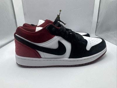 Size 10.5-Air Jordan 1 SE Low Velvet Black Toe W