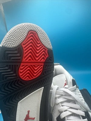 Jordan 4 White Cement Pre School Size 3 Brand New !