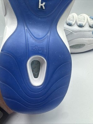 Size 12- Reebok Question Patent Low Fluid Blue
