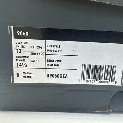Size 13 - New Balance 9060 Great Plains True Red