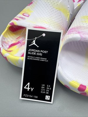 Nike Air Jordan Post Slides Big Kids Size 4 Youth Brand New!