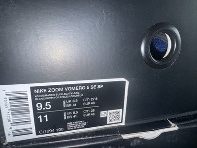 Size 9.5-Nike Air Zoom Vomero 5 SE SP 2019 Racer Blue