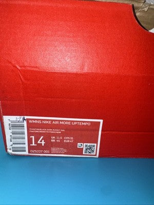 Wmn’s Size 14 - Nike Air More Uptempo Basketball Leather  Brand New ! Men’s 12.5