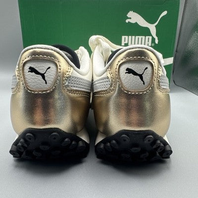 Size 8- PUMA Easy Rider Mixed Metals - White/Gold……Brand  New !