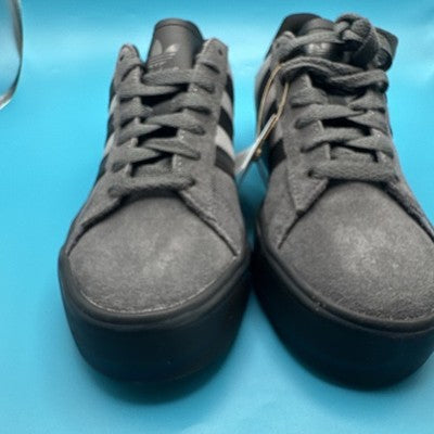 Men’s Adidas campus- Suede  GRAY/Black Size 8 Brand New ! Retail Is $120