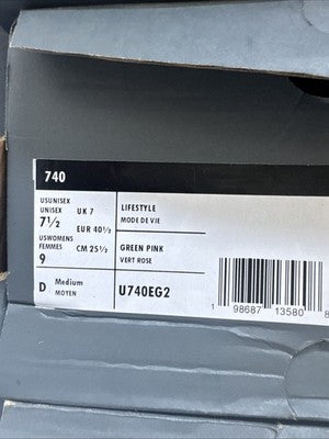 Size 7.5-New Balance 740v2 Cyber Jade