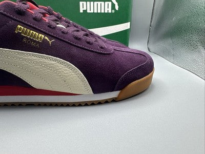 Size 9- PUMA Roma Suede Midnight Plum Brand New !