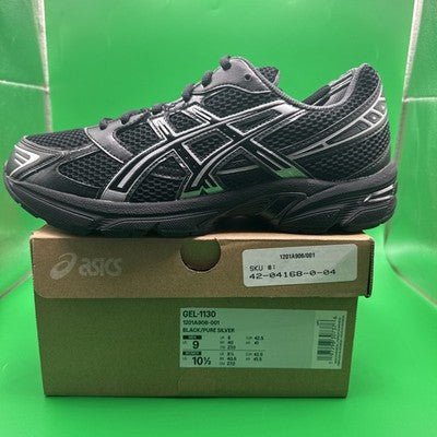 Size 9 - Asics Gel 1130 Black Pure Silver