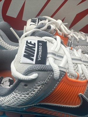 Nike ZOOM VOMERO 5 Platinum/orange Men’s Size 12 Brand New!!!